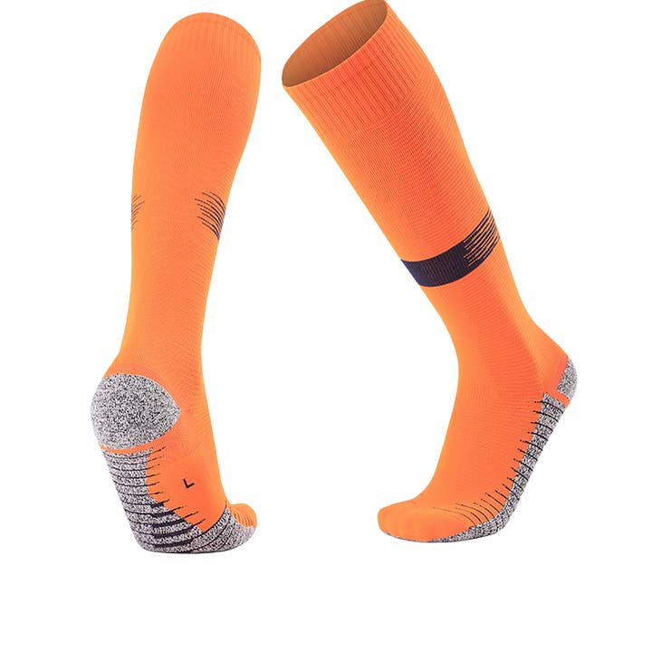 Calcetines de fútbol transpirables hasta la rodilla que absorben el sudor. para venta al por mayor de WONDERXFANS