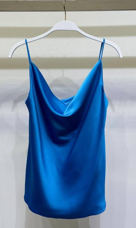 VENTI6 - Vente Chemise – femme - CAMISOLE À BRETELLES SPAGHETTI ET CAPUCHE (9861 SOLID)8