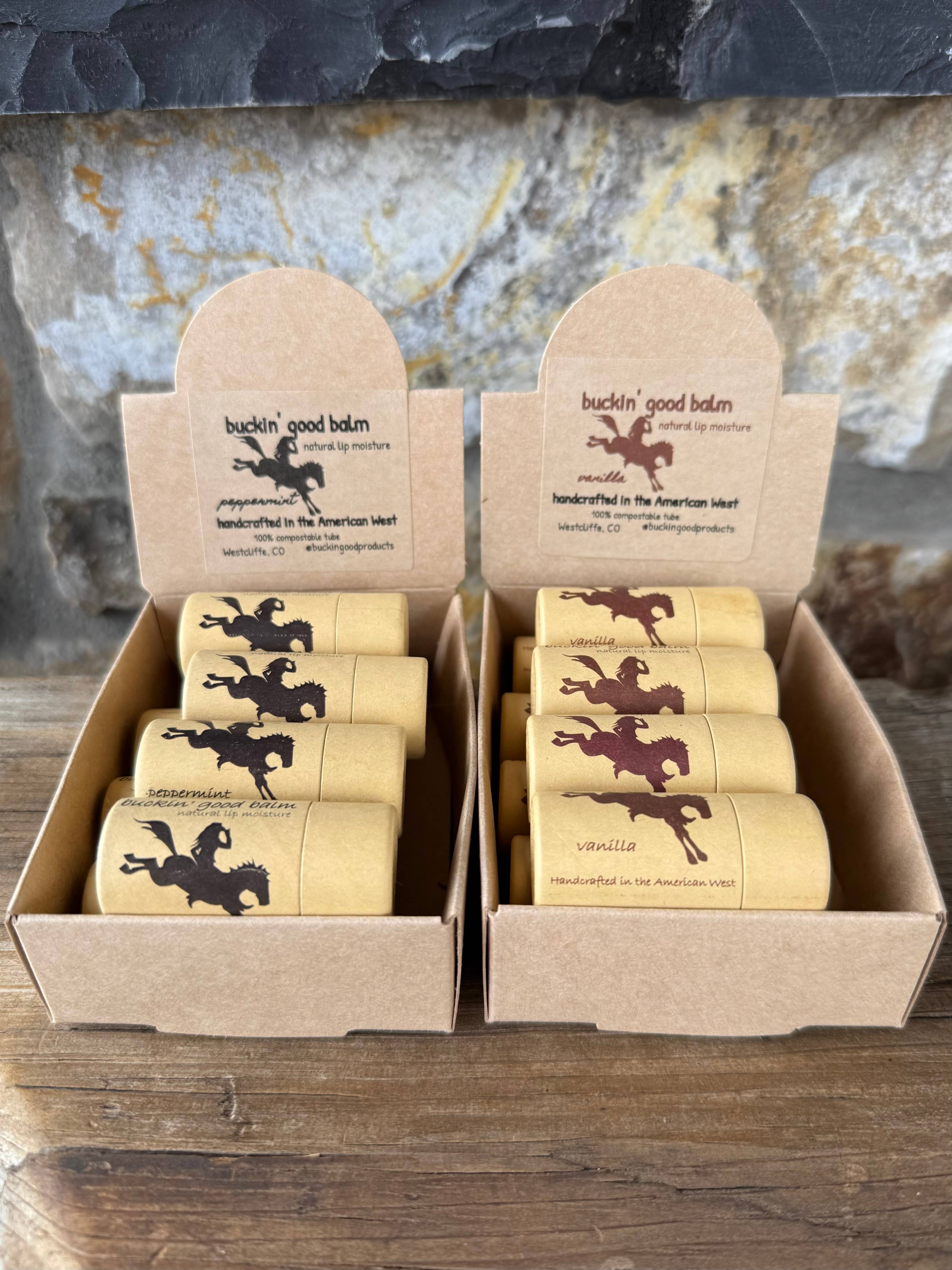 buckin’ good products - Wholesale Lip Balm - Lip Balm Vanilla (natural, plastic free)5