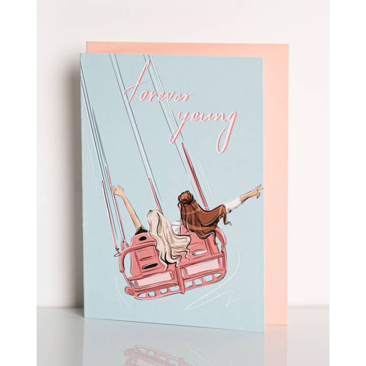 MonArtBuro - Wholesale Friendship Card - Forever Young friendship card