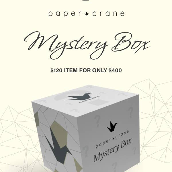 BROWN Paper Crane Mystery Box Now Available for wholesale on Faire