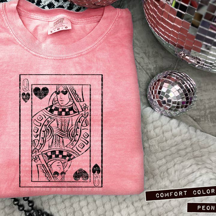 Queen Of Hearts DTF Transfer for wholesale by Transfers By Jess