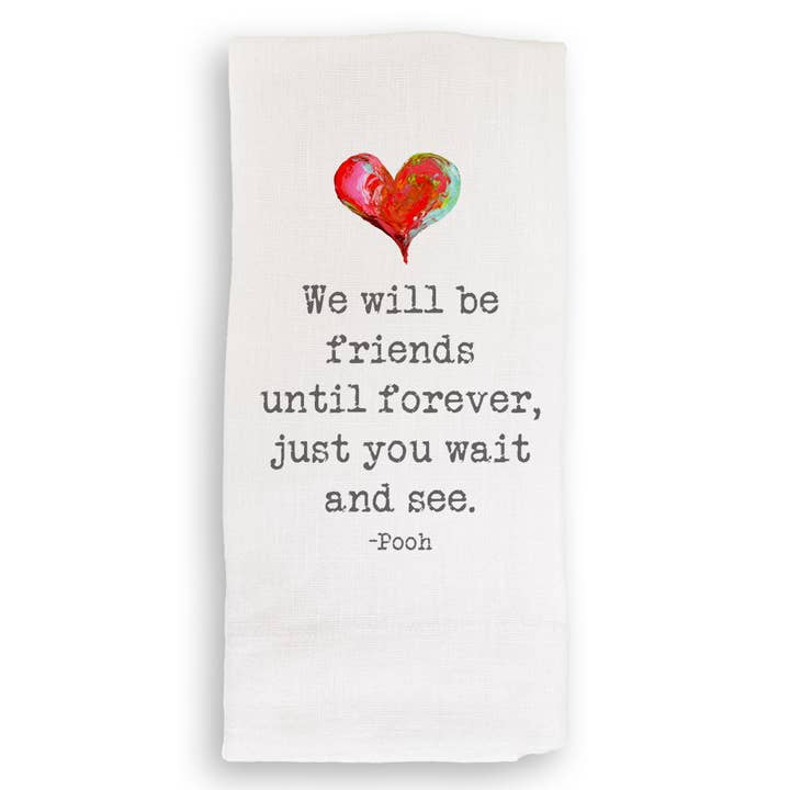 French Graffiti - Wholesale Tea Towel - We Will Be Friends2