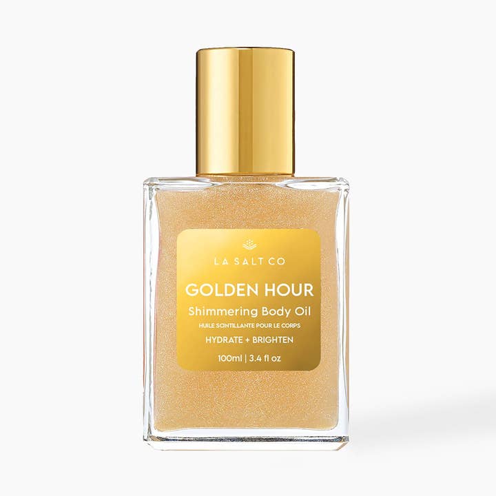 Golden Hour Shimmer Oil for wholesale by Los Angeles Salt Company