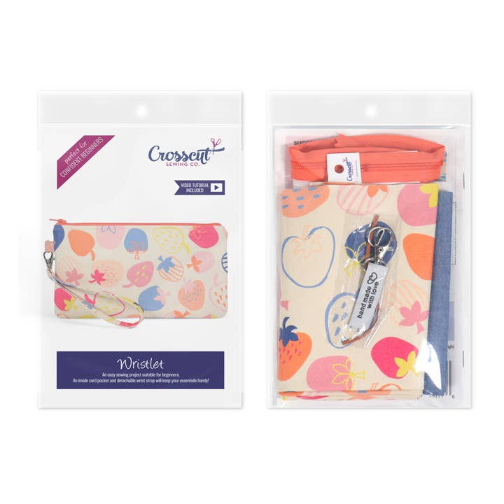 Crosscut Sewing Co. - Wholesale Craft Sewing Kit - Wristlet Sewing Kit - Adult Sewing Kit for Beginners107
