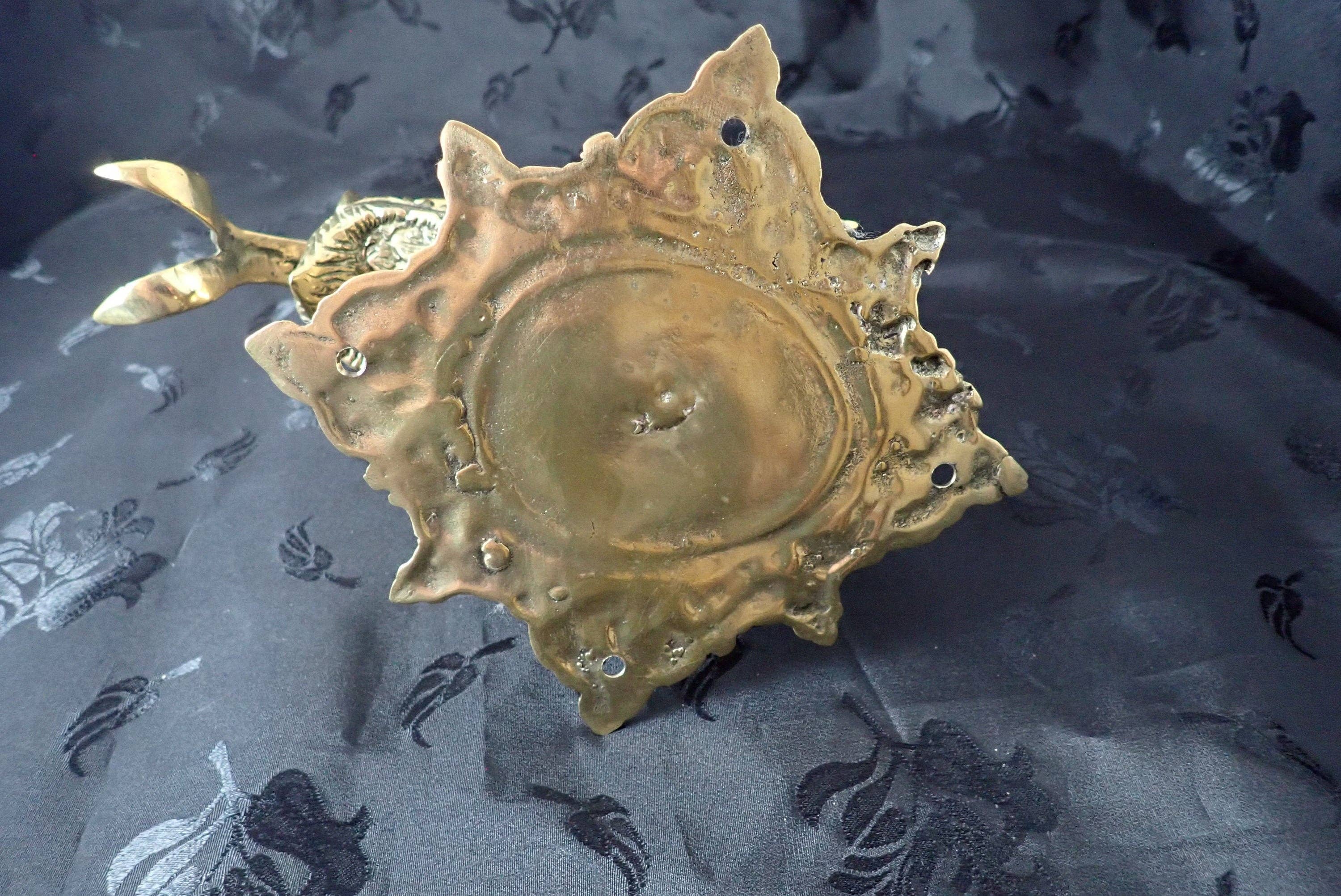 Ubud Glass - Wholesale Wall Accent - Bronze dragon head wall art4