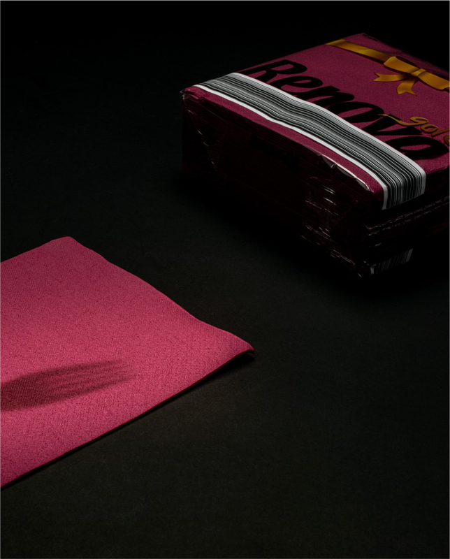 Renova - Vendita all'ingrosso Tovagliolo monouso - Tovaglioli Renova Gold Bordeaux extra grandi1