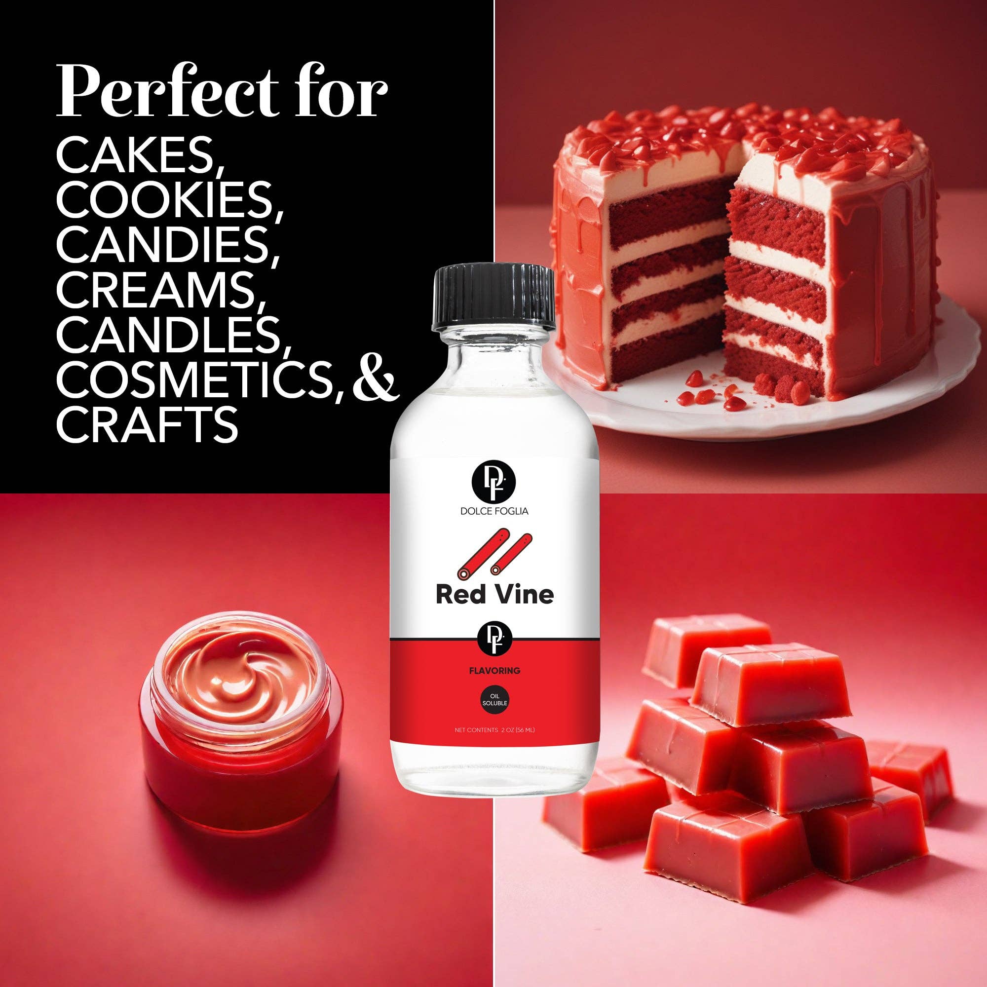 Dolce Flav - Wholesale Flavored Syrup - Oil Soluble Red Vine Flavoring2