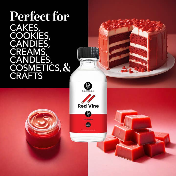 Dolce Flav - Wholesale Flavored Syrup - Oil Soluble Red Vine Flavoring2