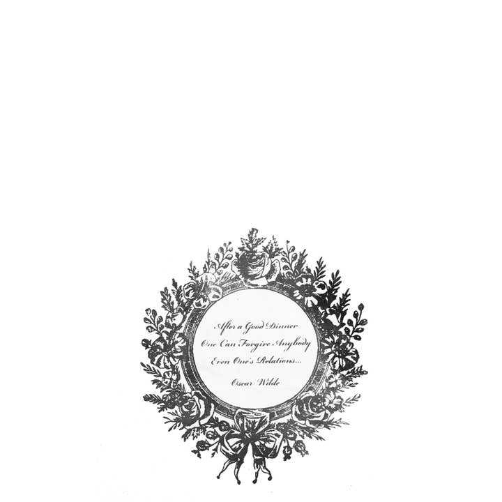 Valentine Viannay - Wholesale Tea Towel - Funny Quotes Dish Towel - Oscar Wilde