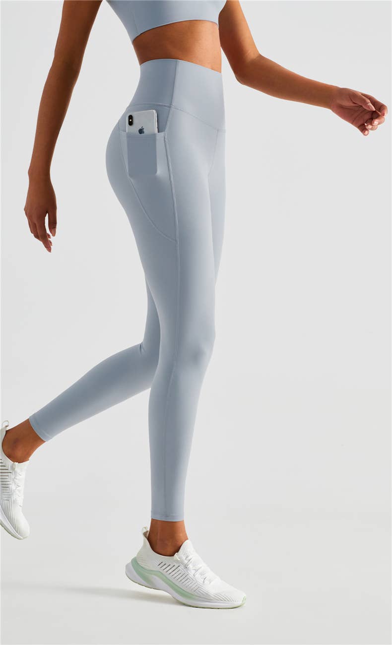 91thelabel - Wholesale Athletic/Lounge Leggings - Women's - Hazel Lycra® High Waist Leggings With Side Pockets5