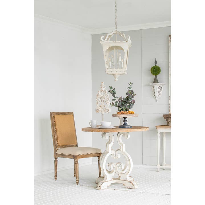 A&B Home Group Inc. - Wholesale Chandelier/Hanging Light - 16x16x29" Bellamy White Streetlight Chandelier - Cream/White7