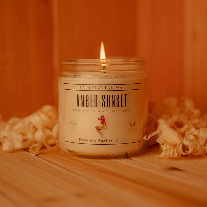 Autumn Days Tallow & Beeswax Candle | All Natural, Non-Toxic, Clean Burning and other Purchase Wholesale golden autumn. Free Returns & Net 60 Terms on Faire trending on Faire.