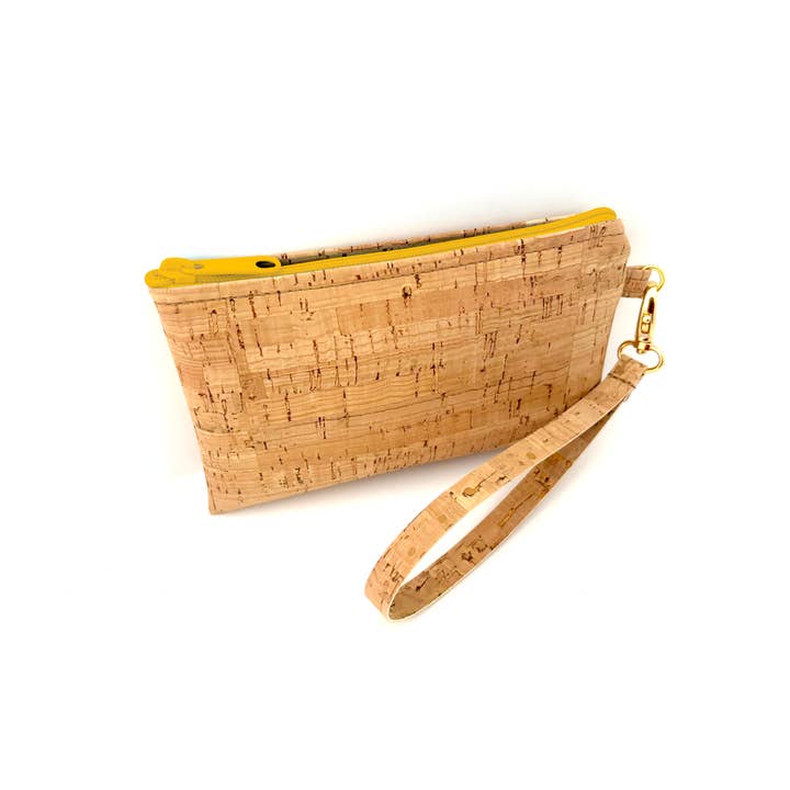 Natalie Therese - Wholesale Wristlet - Cork Simple Wristlet in 3 Sizes | Rustic Cork19