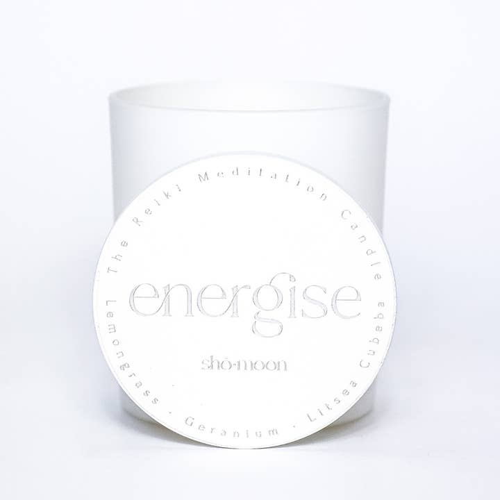 shō-moon - Wholesale Jar/Filled Candle - Energise Meditation Candle pure essential oils4