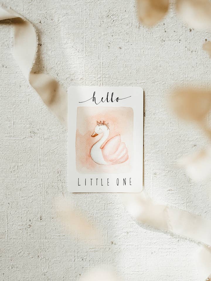 Ansichtkaart geboortezwaan voor wholesale door Linda Mundo