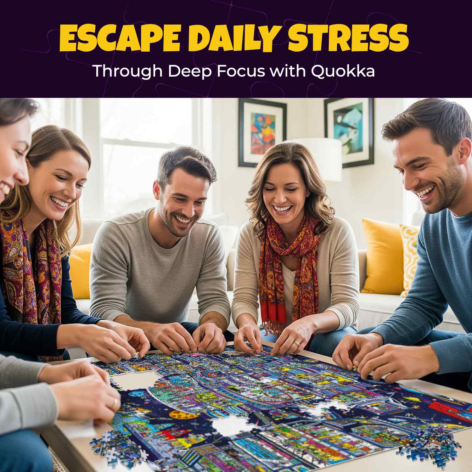 QUOKKA - Wholesale Puzzle - Adult - Puzzle for Adults 1000 pieces | Galactic Tails5