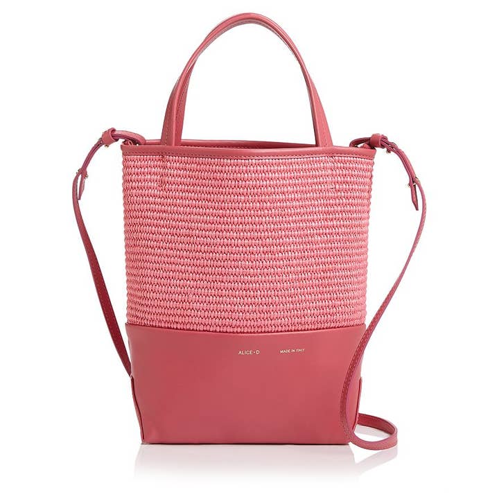 Alice•D Milano - Wholesale Tote Bag - Women's - Raffia - Leather
