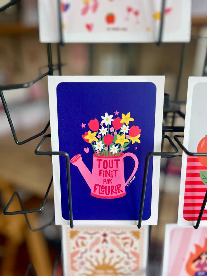 Cartão postal Florescer por atacado de Petit Coq