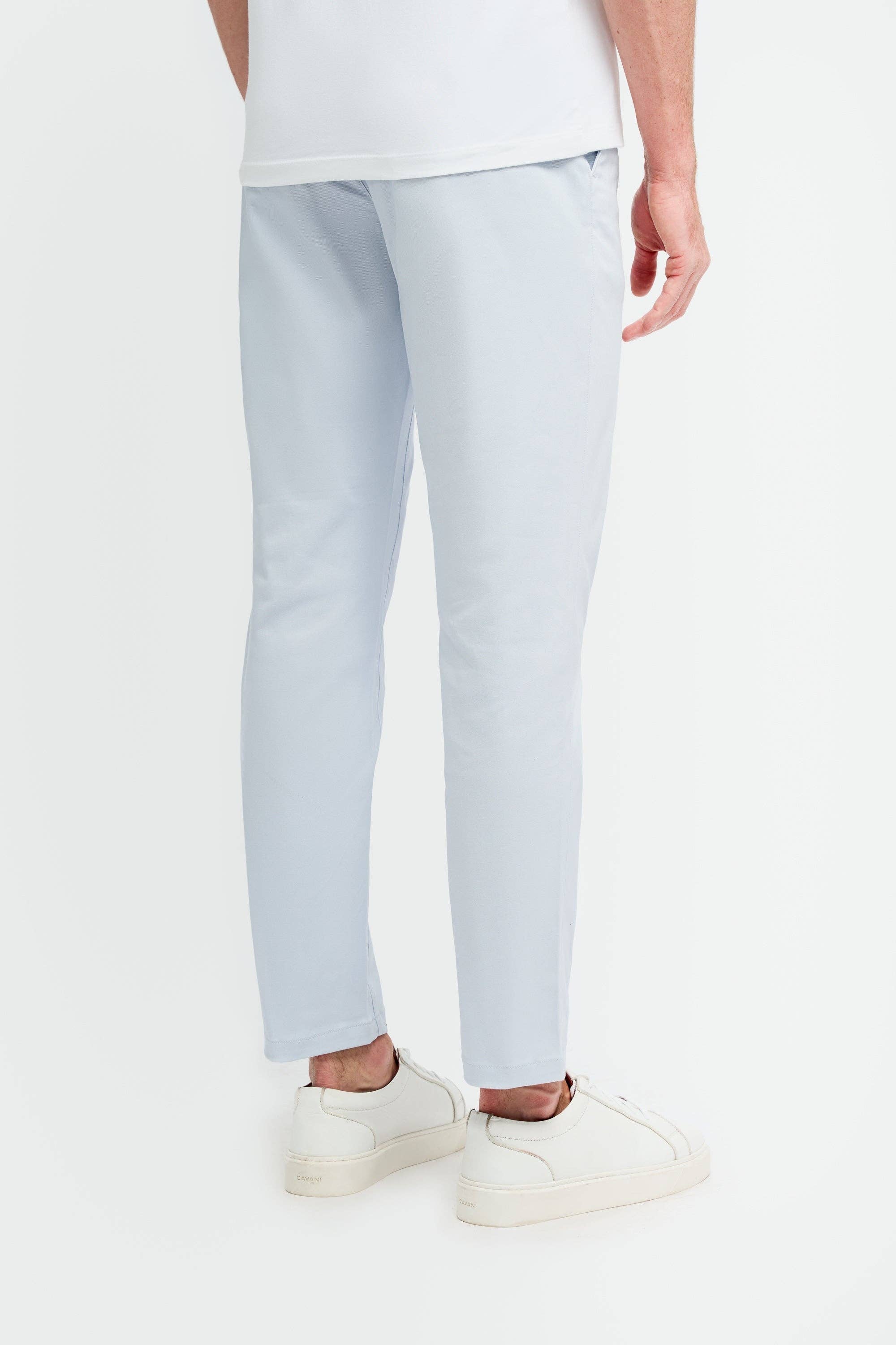 CASTLESON - Wholesale Pants - Men's - Chino trousers men Ice Blue - Cavani Dakota3