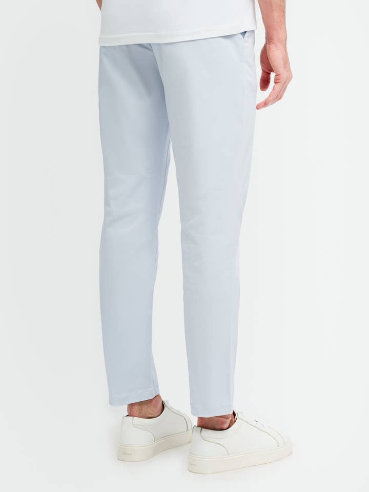 CASTLESON - Wholesale Pants - Men's - Chino trousers men Ice Blue - Cavani Dakota3
