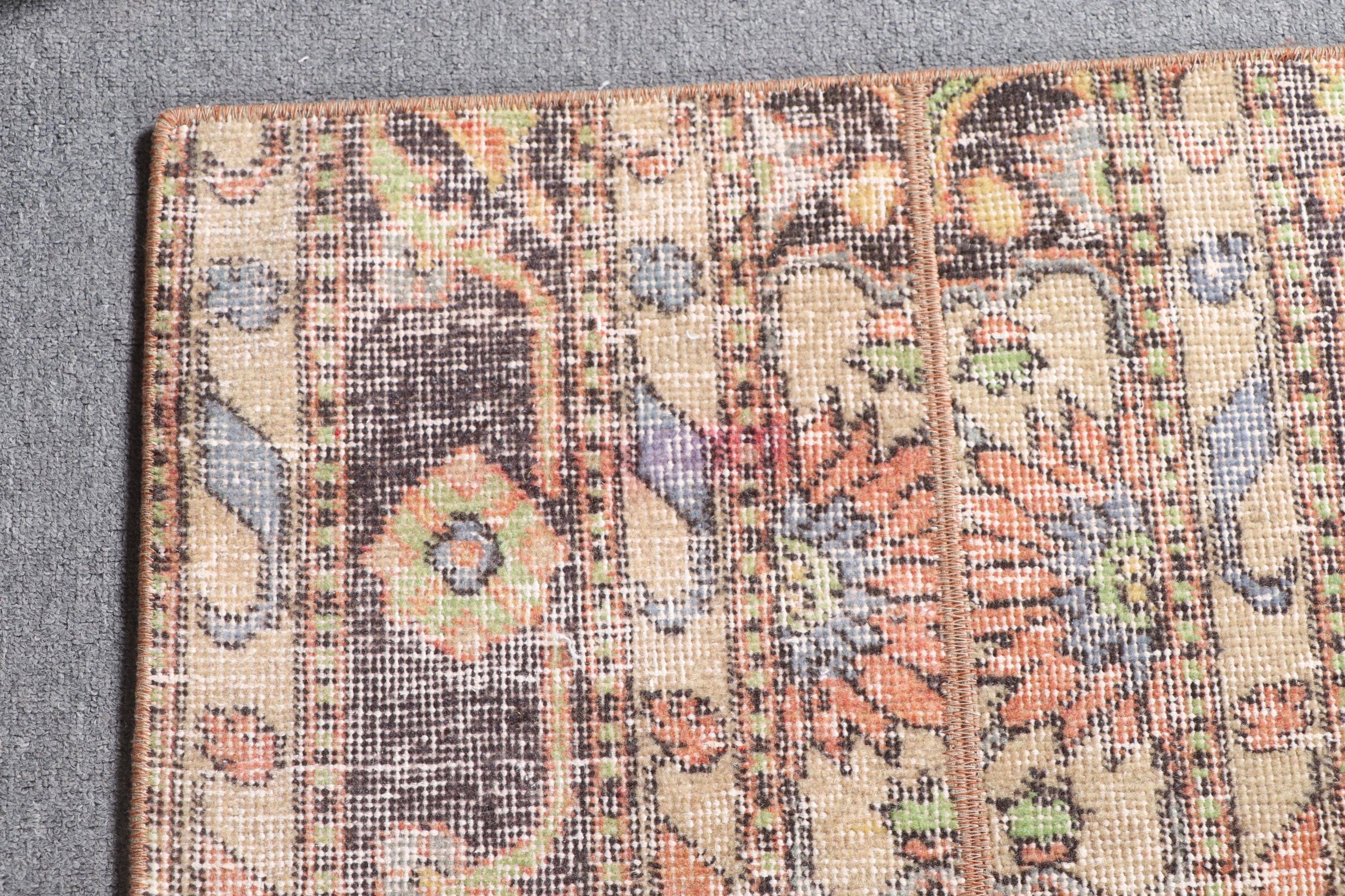 The Loom Wholesale - Wholesale Stair Runner - 2,1x5,6 ft Turkish Rug, Vintage Runner Rug, Red Plants & trees Wool Rug7