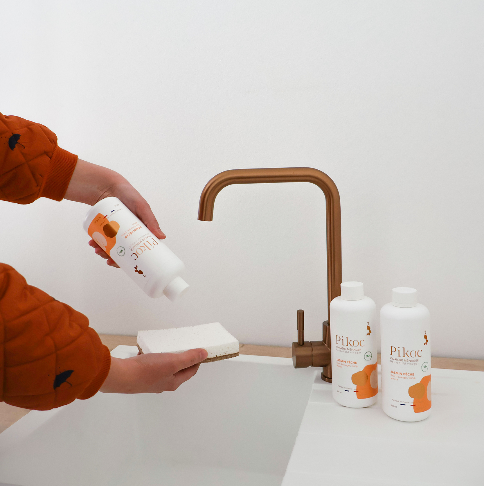 Pikoc - Wholesale Multi-surface cleaner - Household Vinegar Jasmin Peche 2