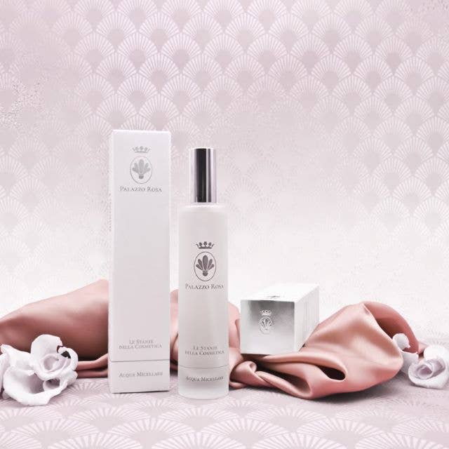 Natural and organic makeup remover micellar water made in Italy for wholesale by PALAZZO ROSA LE STANZE DELLA COSMETICA