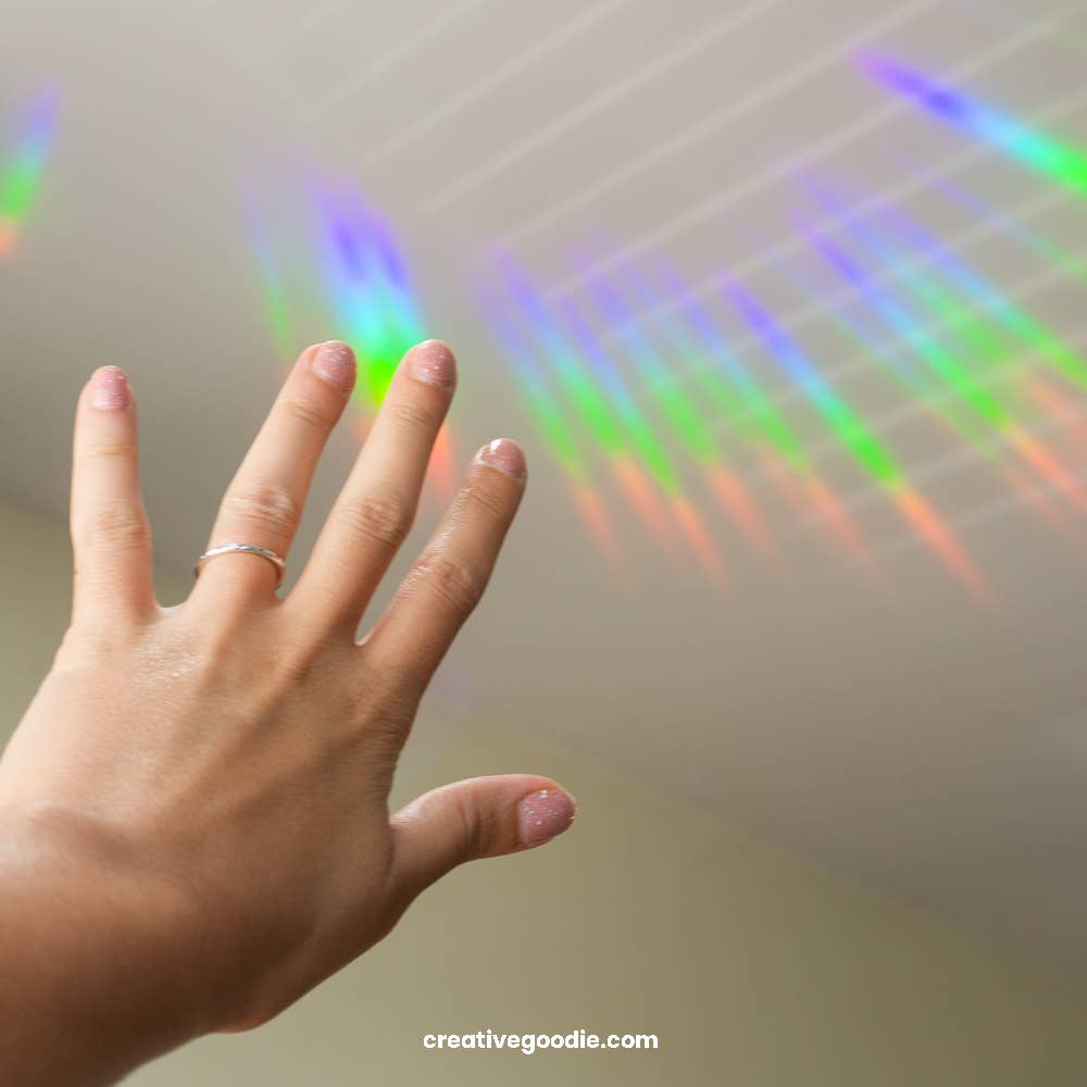 Creative Goodie - Wholesale Suncatcher - Bee and sunflowers suncatcher sticker, Rainbow window decal1