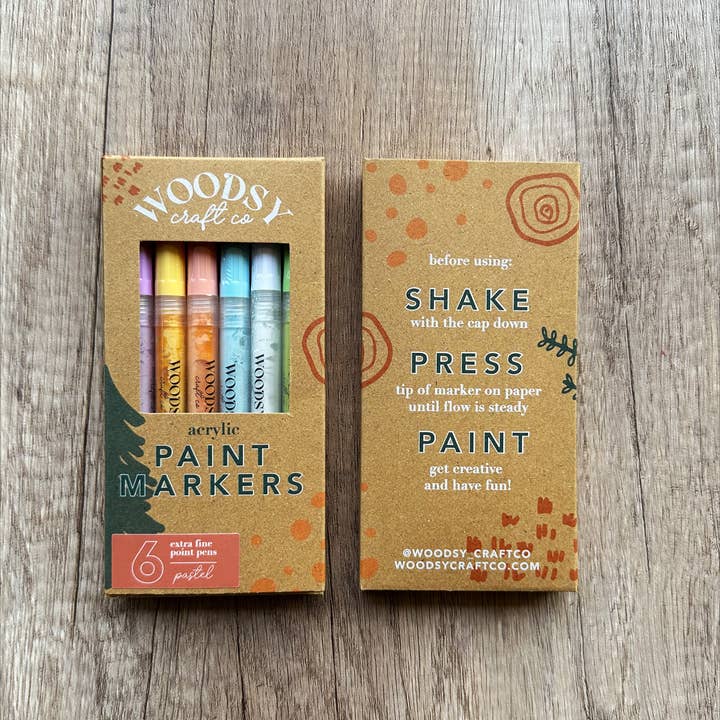 The Woodsy Craft Co. - Wholesale Marker - Paint Marker Pastel Set