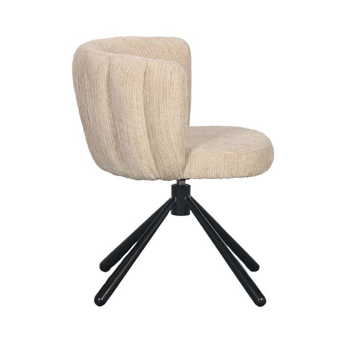 Pole To Pole - Wholesale Chair - Shell Rotating Chair Natural1