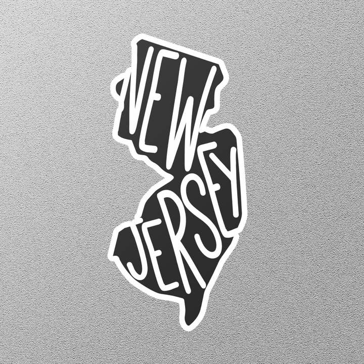 New Jersey 3 State Sticker for wholesale by GraffMerch.com
