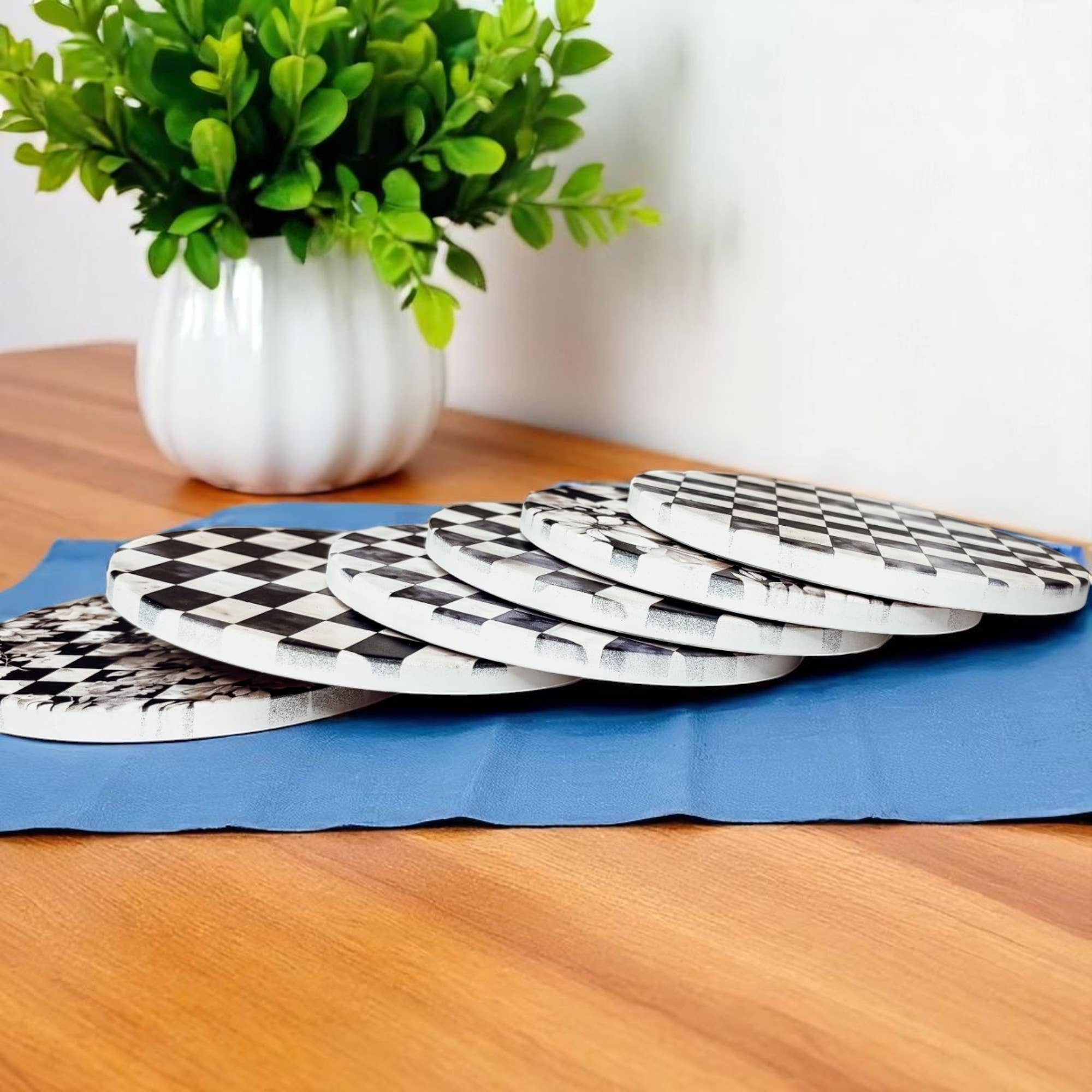 Gia Roma - Wholesale Onderzetters - Chinoiserie Halloween Onderzetters, Luxe Herfst Huisdecoraties114