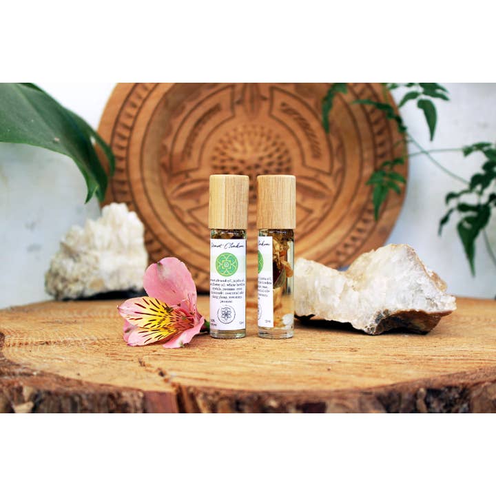 Ayamani Naturals - Vendita all'ingrosso Olio essenziale - Olio Roll On Chakra del Cuore, Cristalli Erbe & Oli Essenziali4