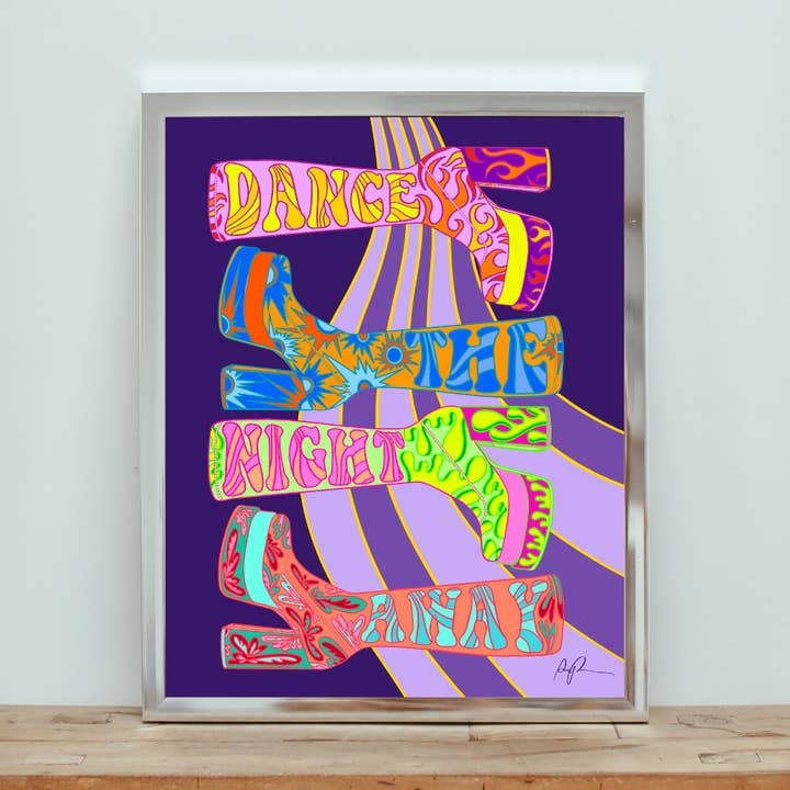 Impression artistique « Dance the Night Away » pour la vente par Paige Poppe Art