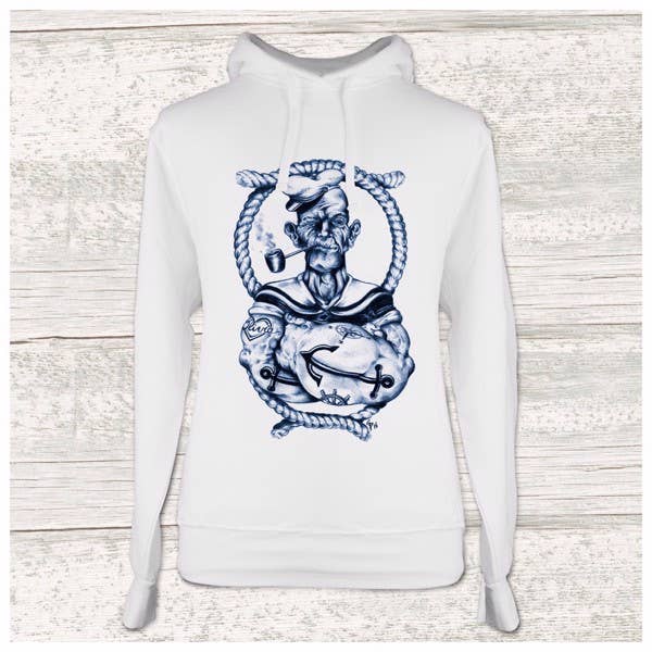 Pull à capuche Old Sailor pour la vente par Collecteeve
