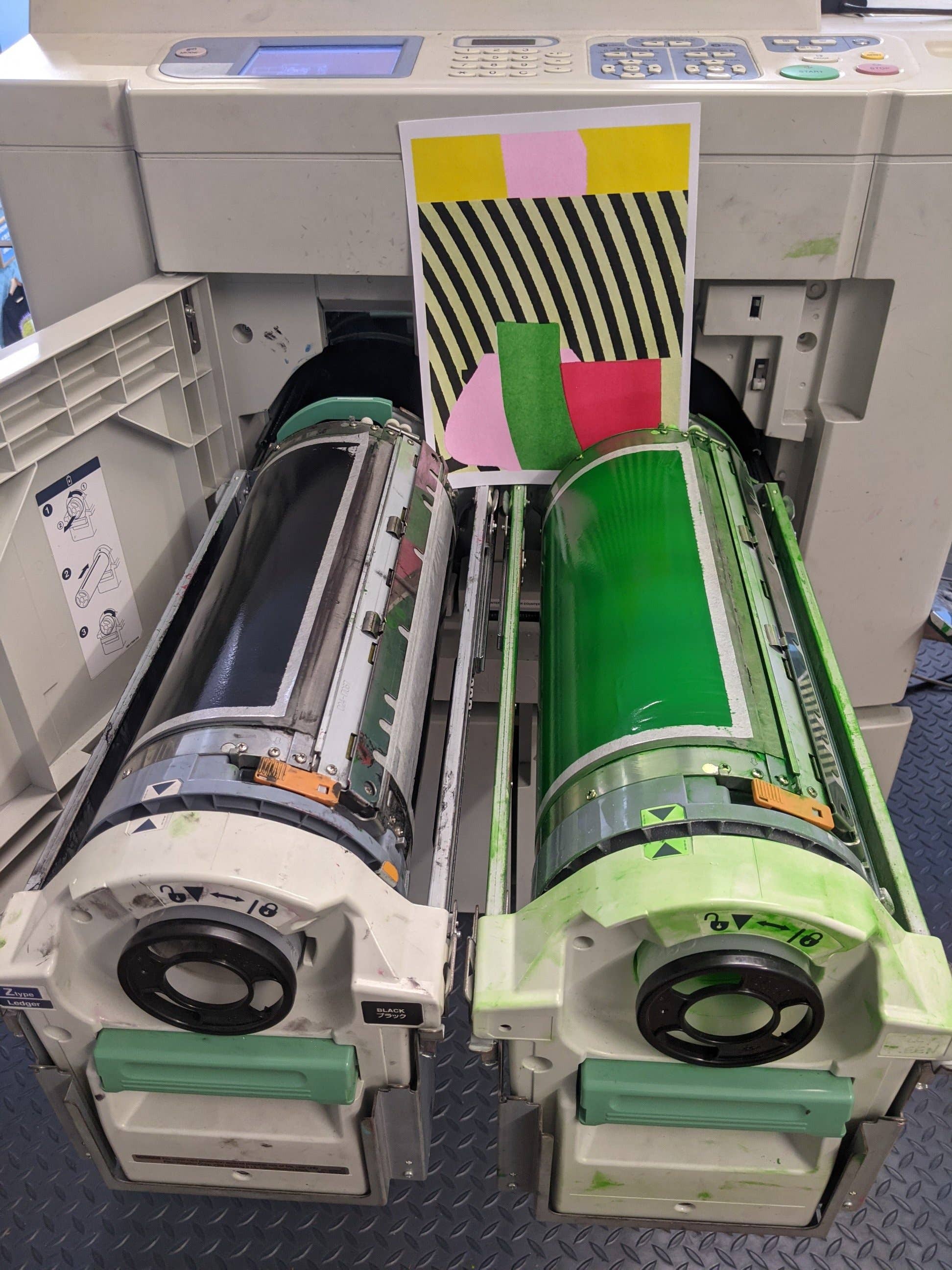 Jayes Caitlin - Wholesale Art Print - Cast Shadow, Risograph Print1