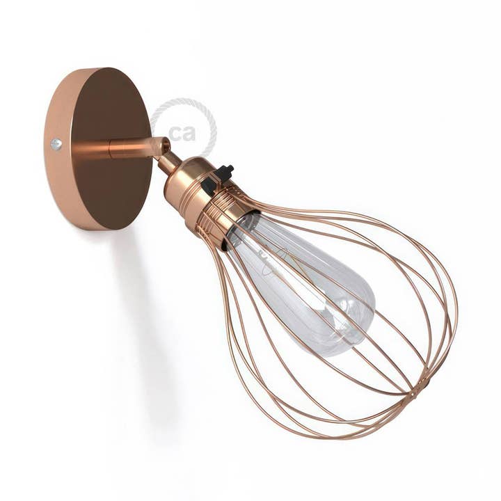 Fermaluce Metal 90° con pantalla Drop, lámpara de pared para venta al por mayor de LIGHTINUP S.R.L.