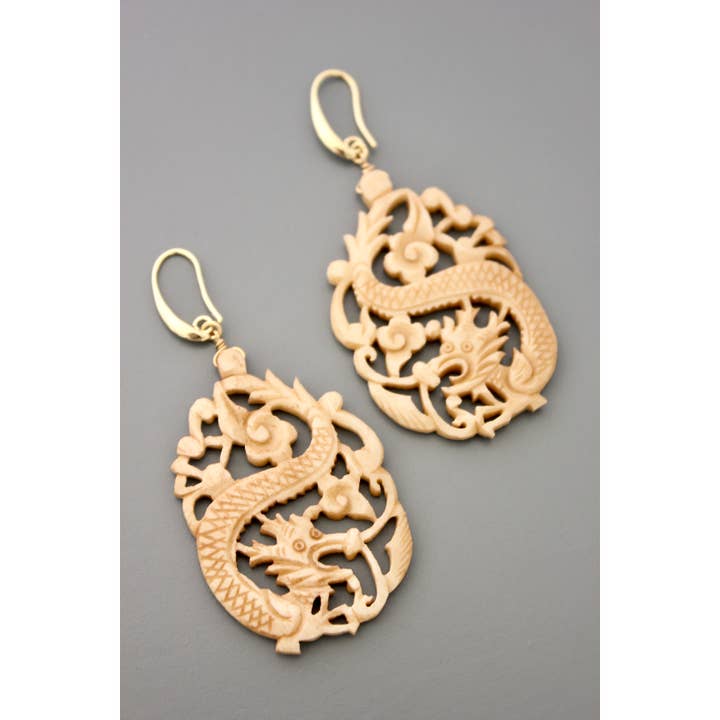 David Aubrey Jewelry - Wholesale Dangle Earrings - FERE77 Bone hoop earrings