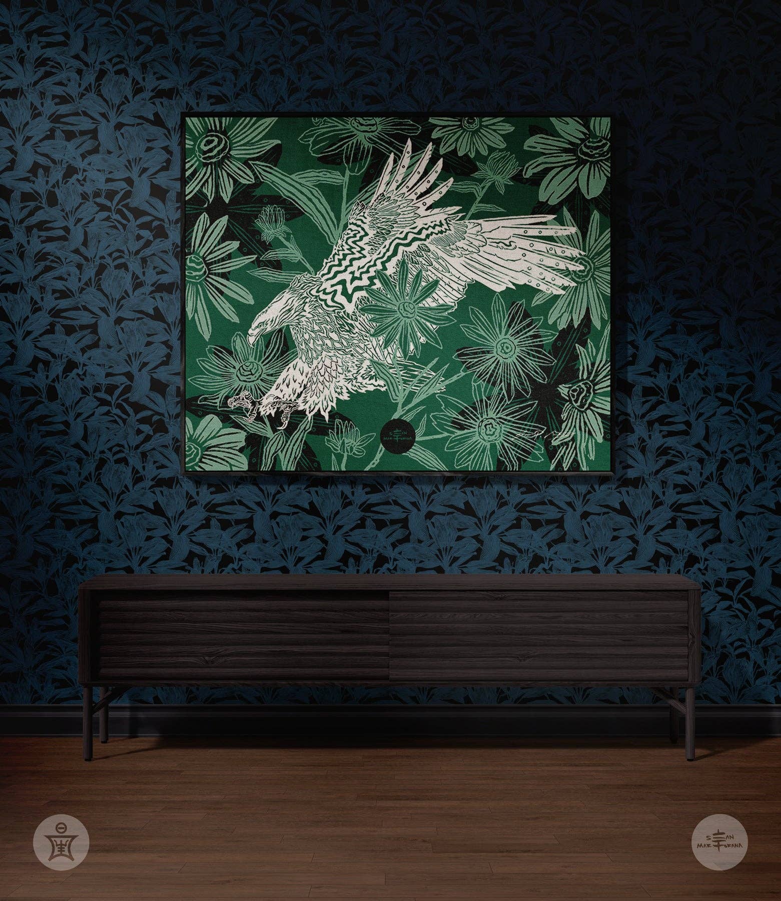 Sean Martorana - Wholesale Throw Blanket - EKO - Eagle of Philadelphia Blanket1