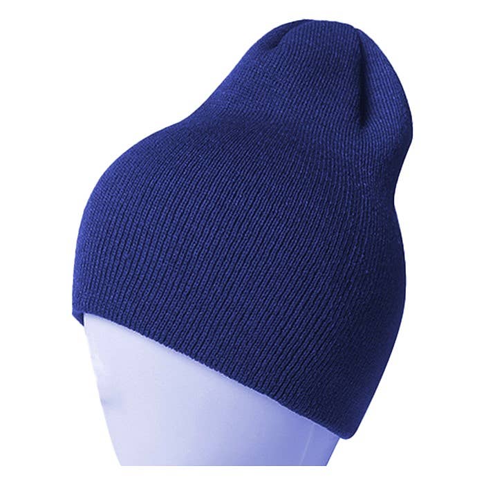 Diacly - Wholesale Beanie - Unisex - Soft Warm Unisex Solid Color Knitted Beanie short length10