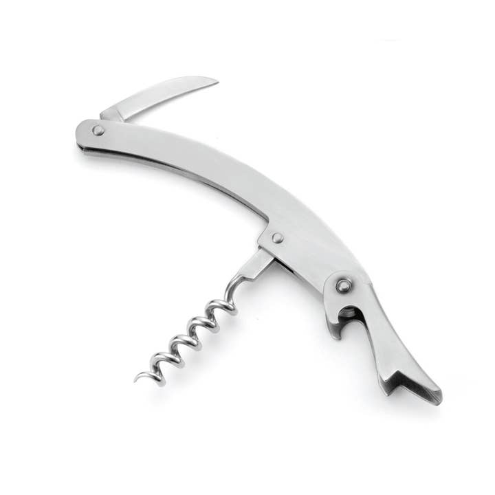 TableCraft Products Company - Wholesale Kitchen Tool/Gadget - Premium Waiter's Corkscrew, Curved Blade