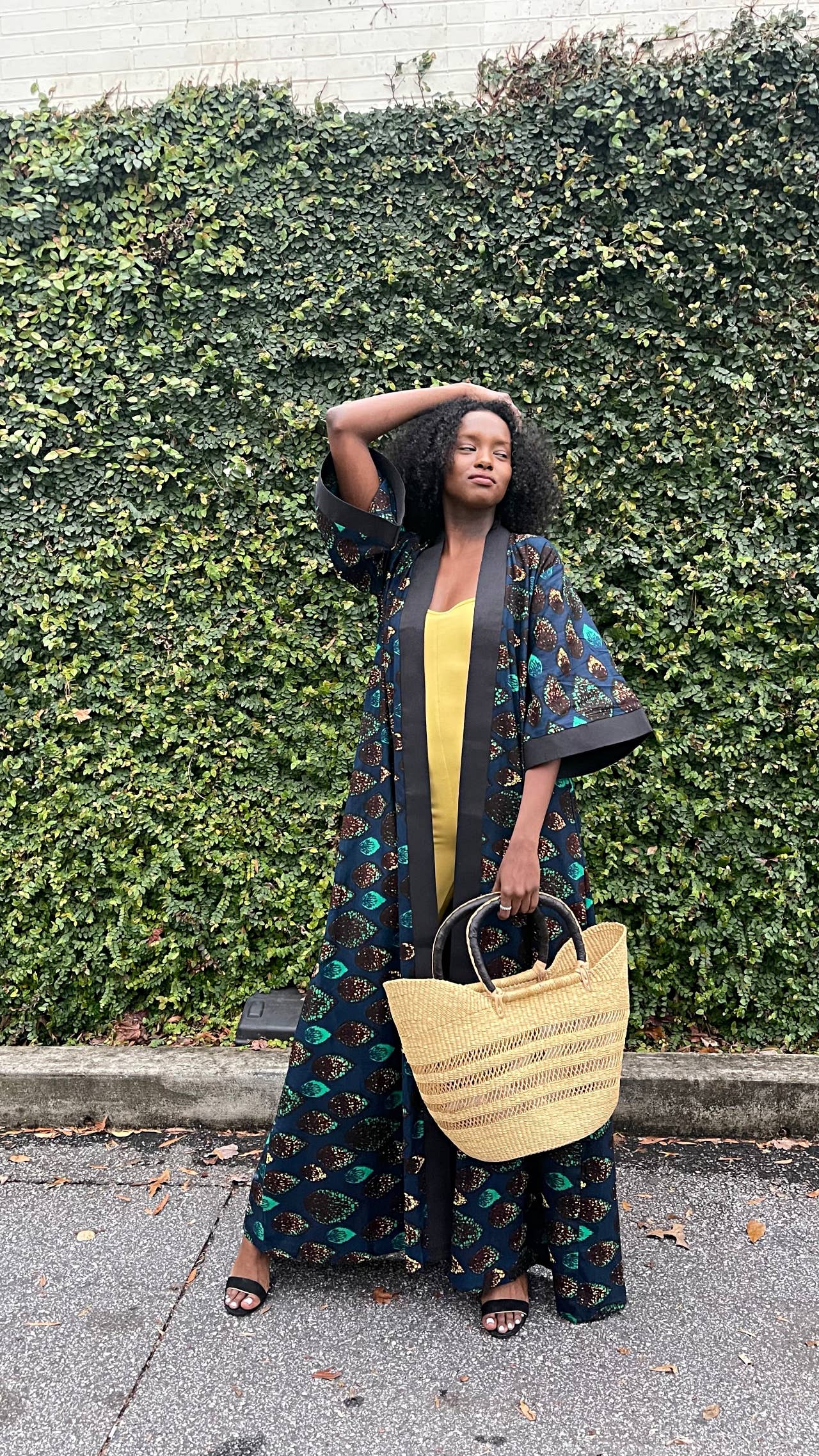 Besida - Wholesale Kimono - Women's - Fea African Print Duster/Kimono5