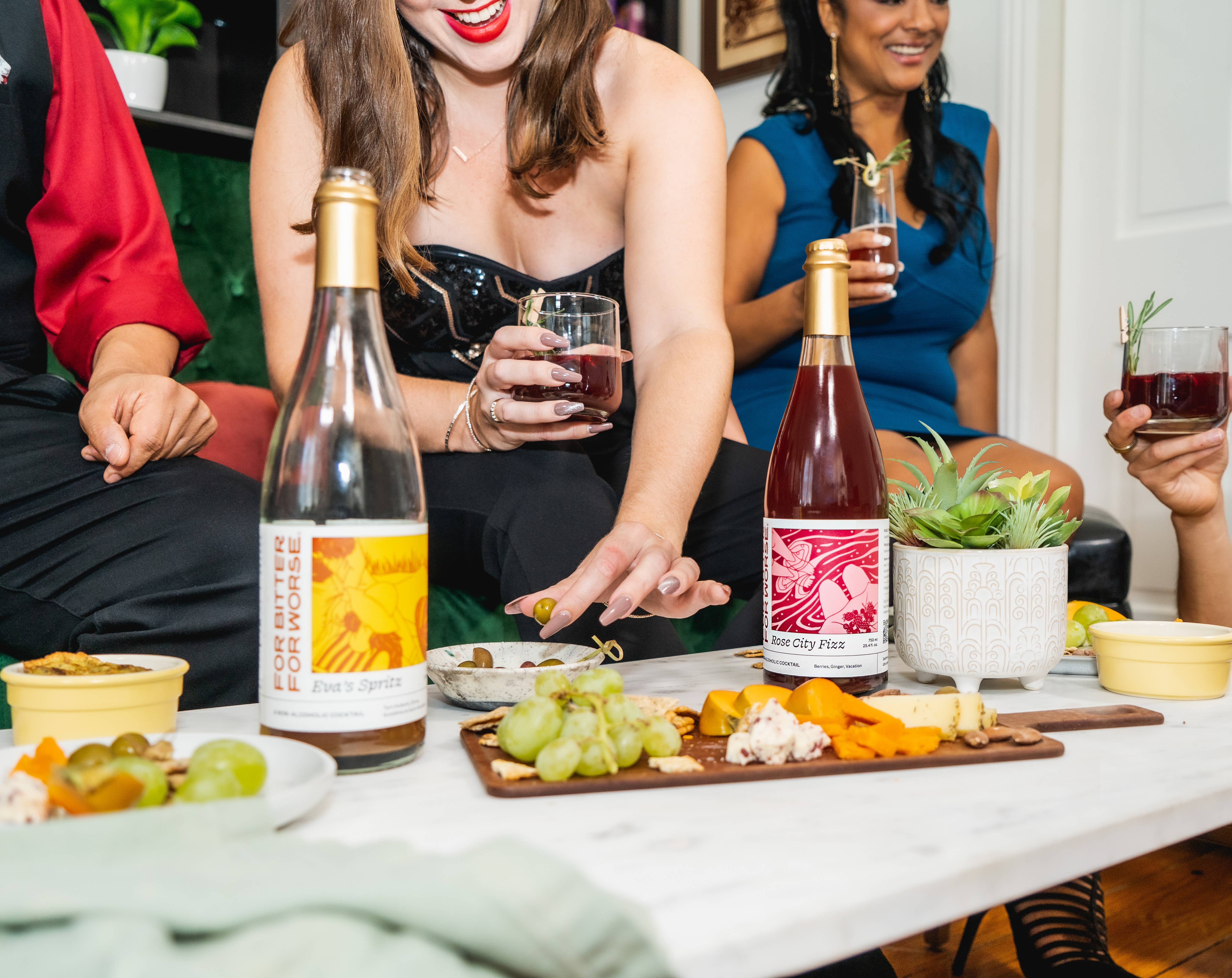 For Bitter For Worse - Wholesale Non-Alcoholic Aperitif/Mocktail - Rose City Fizz mocktail non-alcoholic, Dry January, Non-alc2