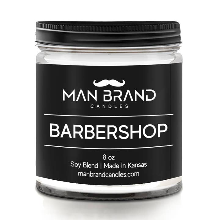 Man Brand Candles Barbershop for wholesale by Man Brand Candles