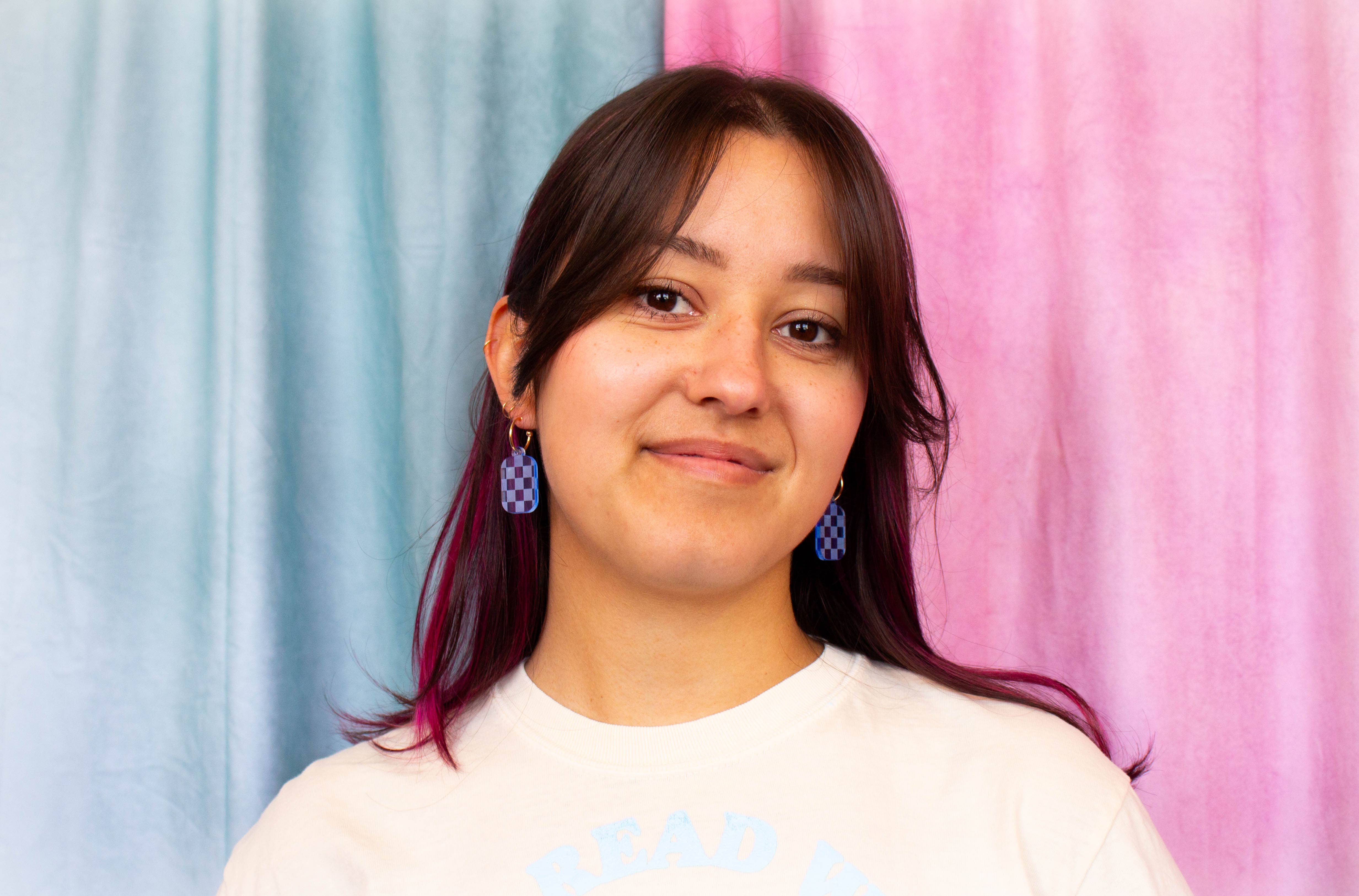 Sunshine Studio - Wholesale Dangle Earrings - Checkered Charm Simple Colorful Earrings1