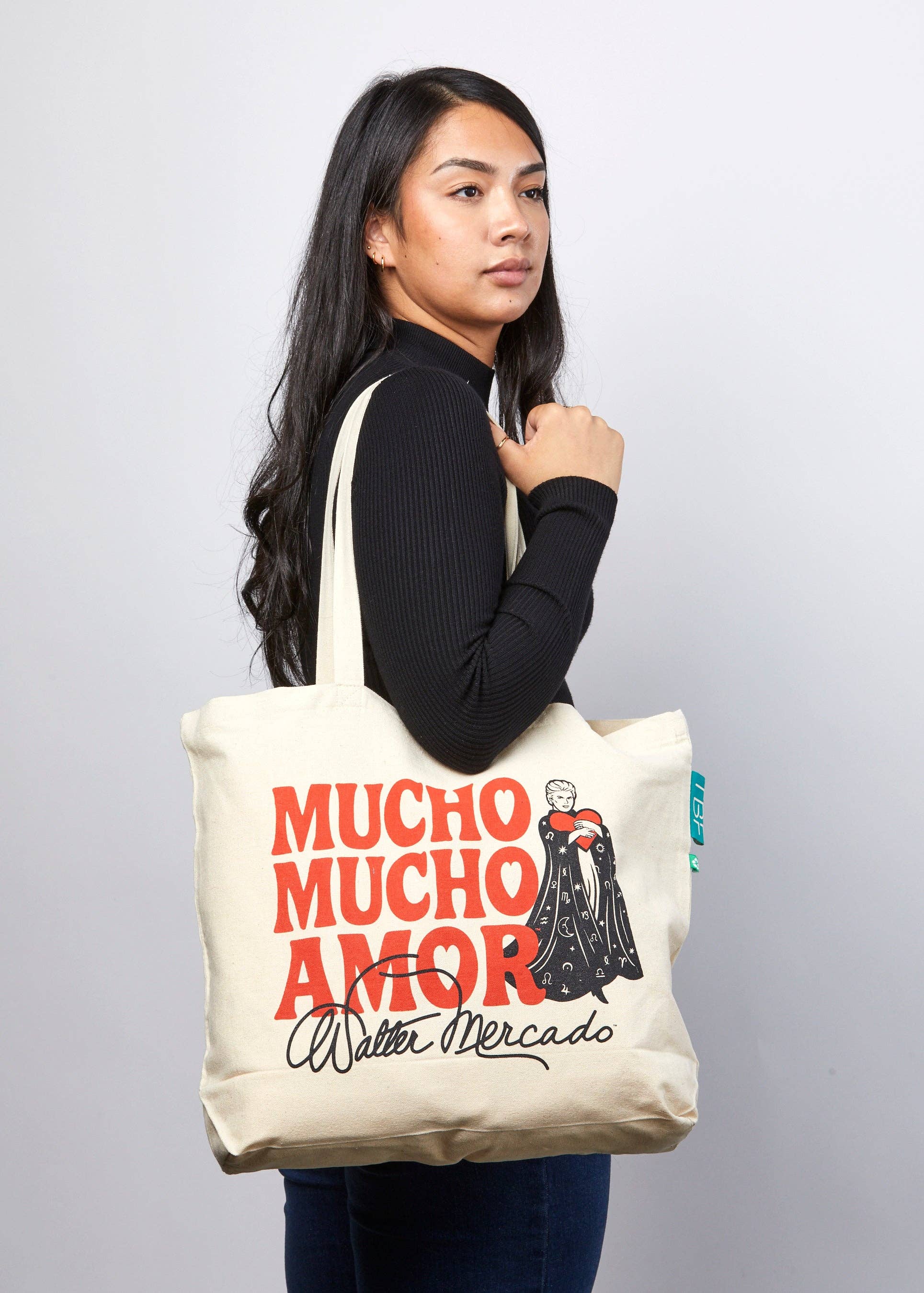 Walter Mercado - Wholesale Tote Bag - Unisex - Walter Mercado - Mucho Mucho Amor Tote Bag2