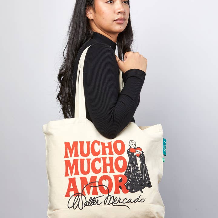 Walter Mercado - Wholesale Tote Bag - Unisex - Walter Mercado - Mucho Mucho Amor Tote Bag2