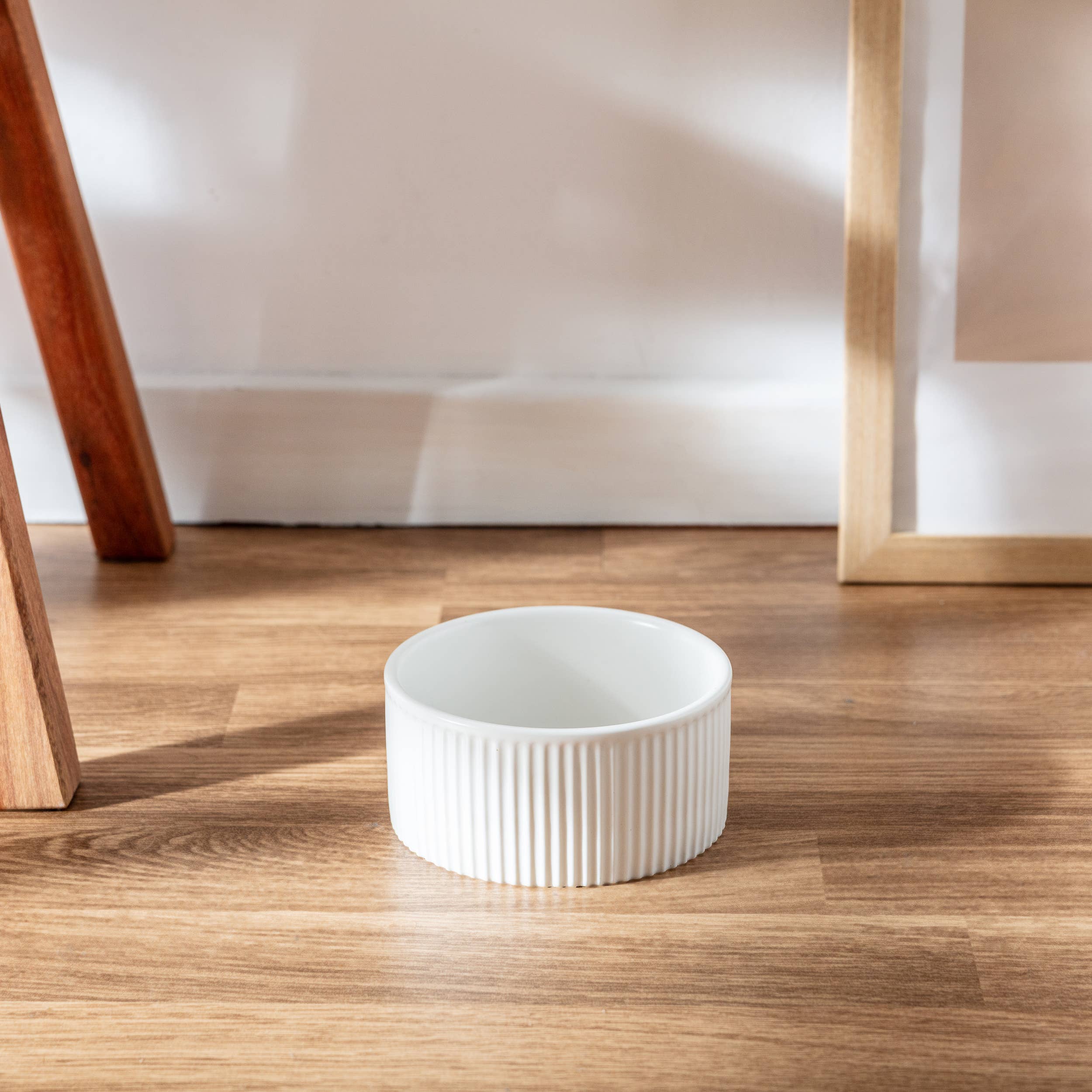 Park Life Designs - Wholesale Pet Bowl - Cat/Dog - JARDIN Ribbed Pet Bowl Collection – Modern Matte Exterior21