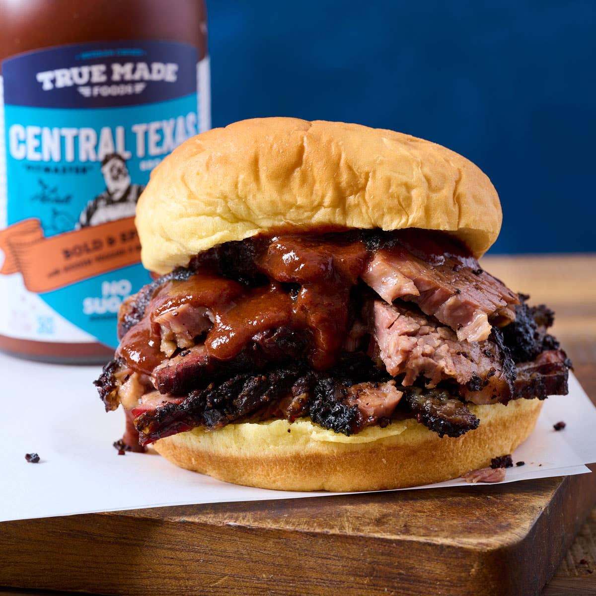 True Made Foods - Wholesale BBQ Sauce - Pitmaster Texas Bold BBQ Sauce, No Sugar Added10
